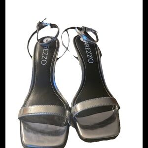 Arezzo Women's Nadia Mid Stiletto Sandals Size 8M